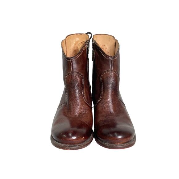 Bed Stu x Sundance Xena Starry Night Brown Leather Lace Back Ankle Bootie Sz 8.5 - Picture 2 of 11